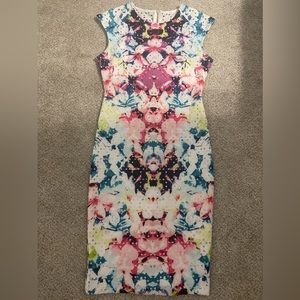 Bison Bisou Fitted Bodycon Dress Sz 4